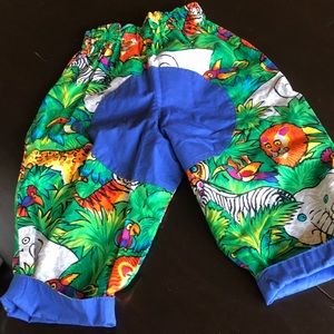 Toddler reversible pant animal print 2T kids